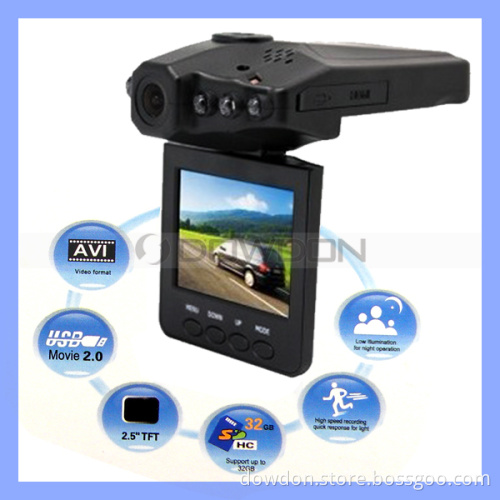HD Car DVR Recorder Support Wide Angle, Car Camera Recorder, Car DVR (Car DVR-H198)